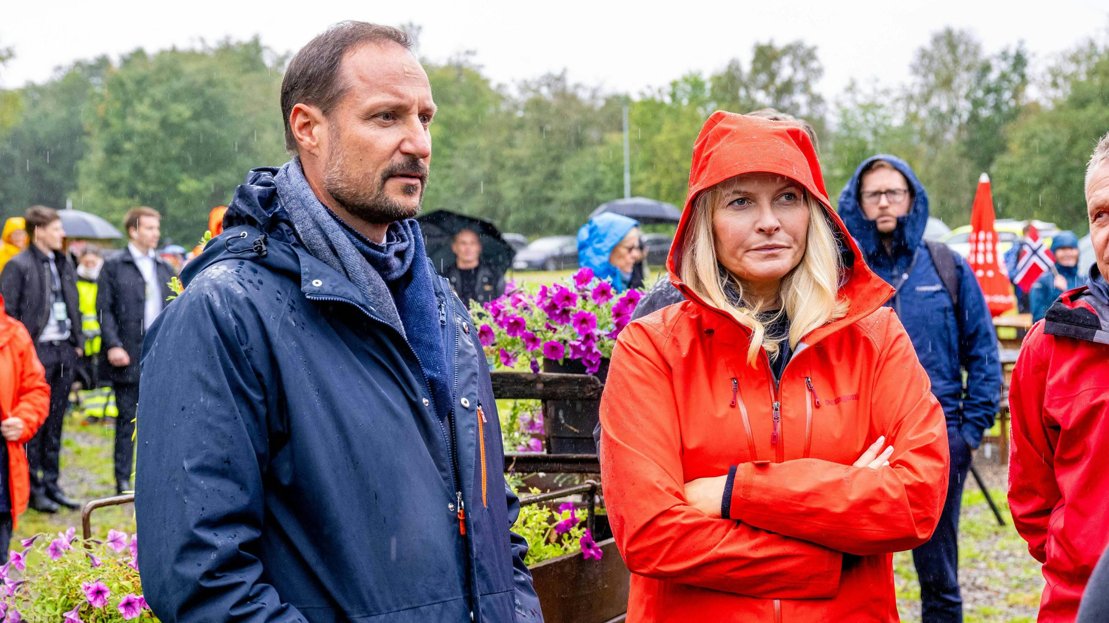 Kronprins Haakon og kronprinsesse Mette-Marit.