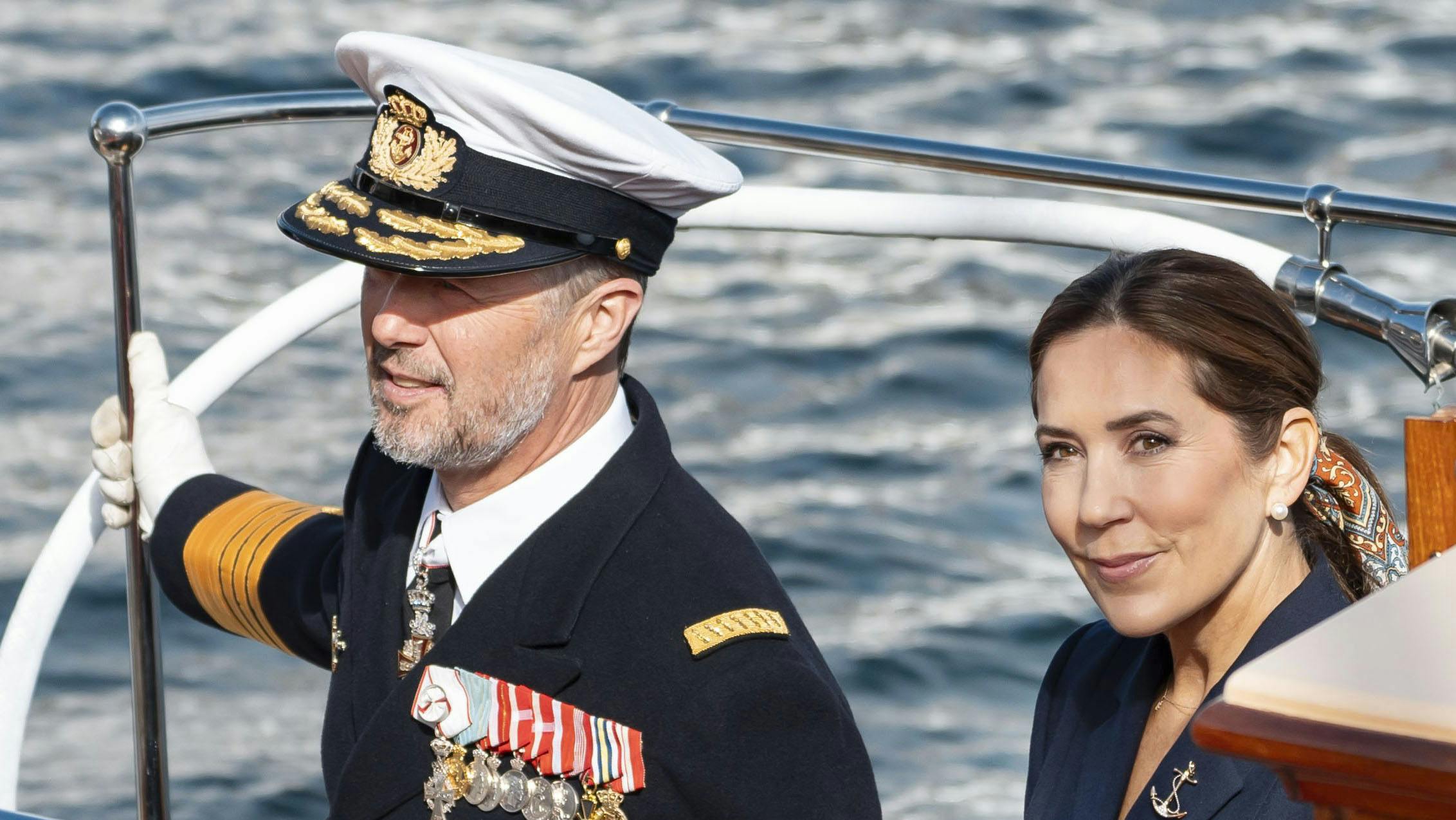 Kong Frederik og dronning Mary.