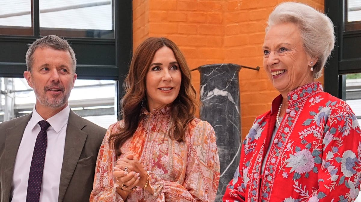 Kong Frederik, dronning Mary og prinsesse Benedikte