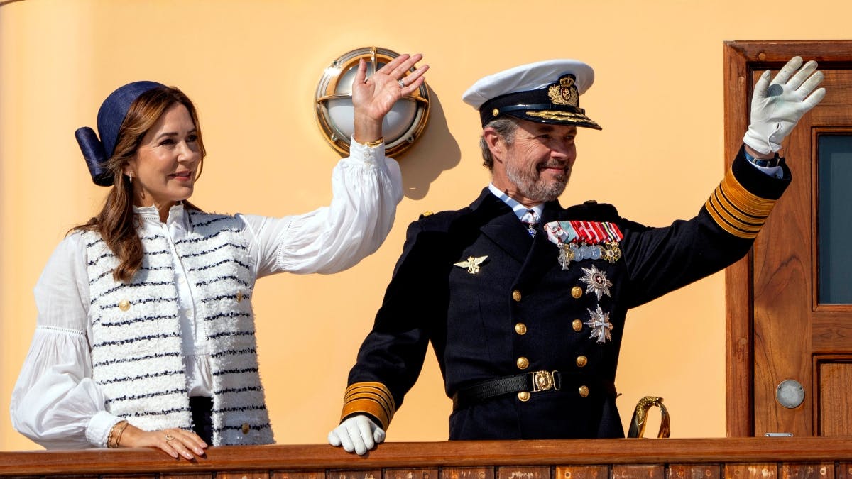 Dronning Mary og kong Frederik