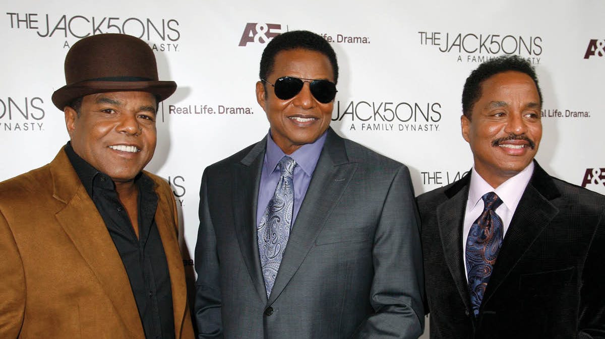 Tito Jackson, Jackie Jackson og Marlon Jackson fotograferet i 2009. 