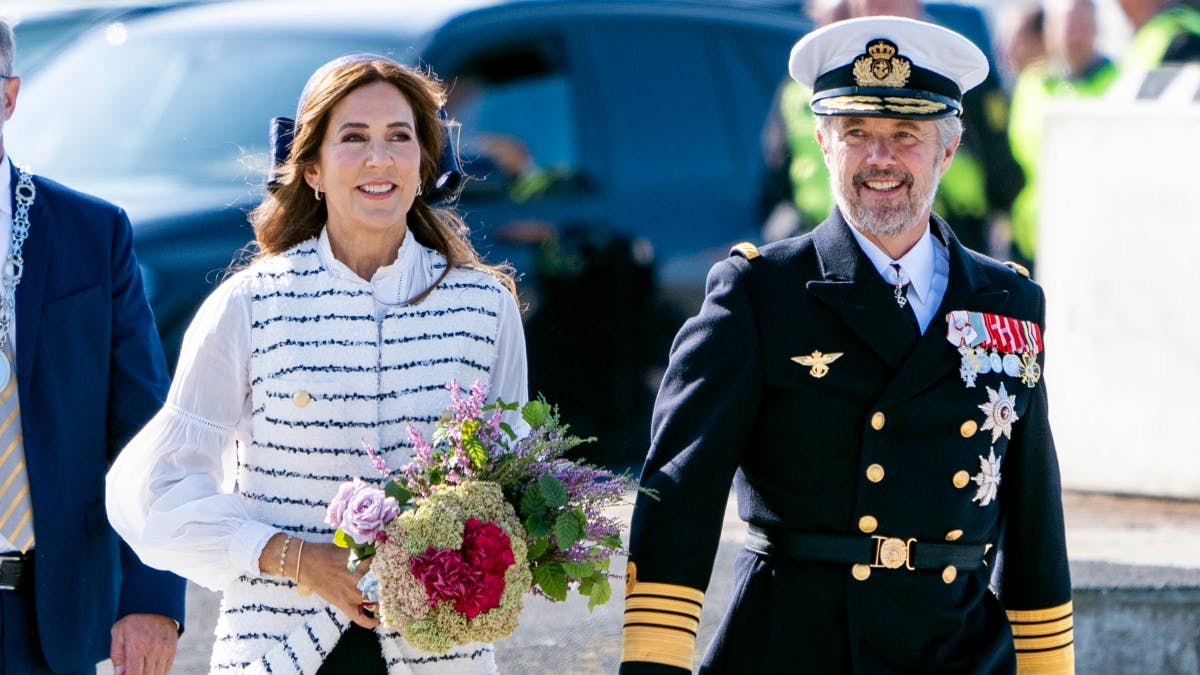 Dronning Mary og kong Frederik