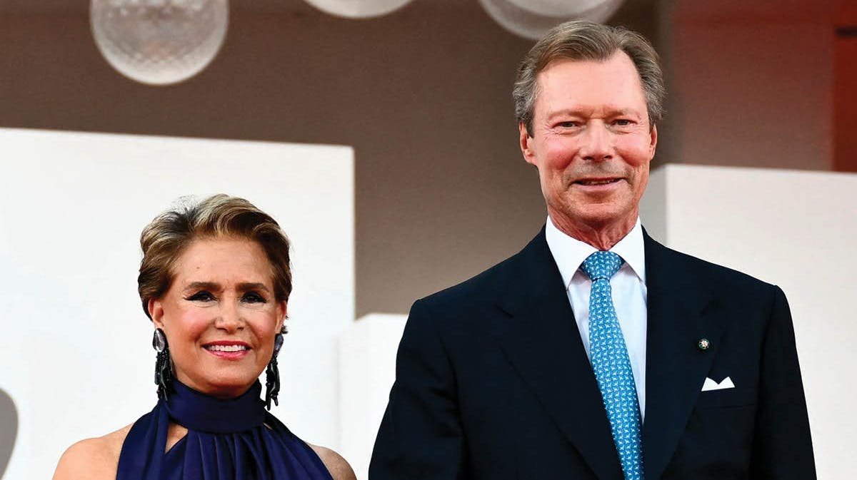 Storhertuginde Maria Teresa og storhertug Henri af Luxembourg. 