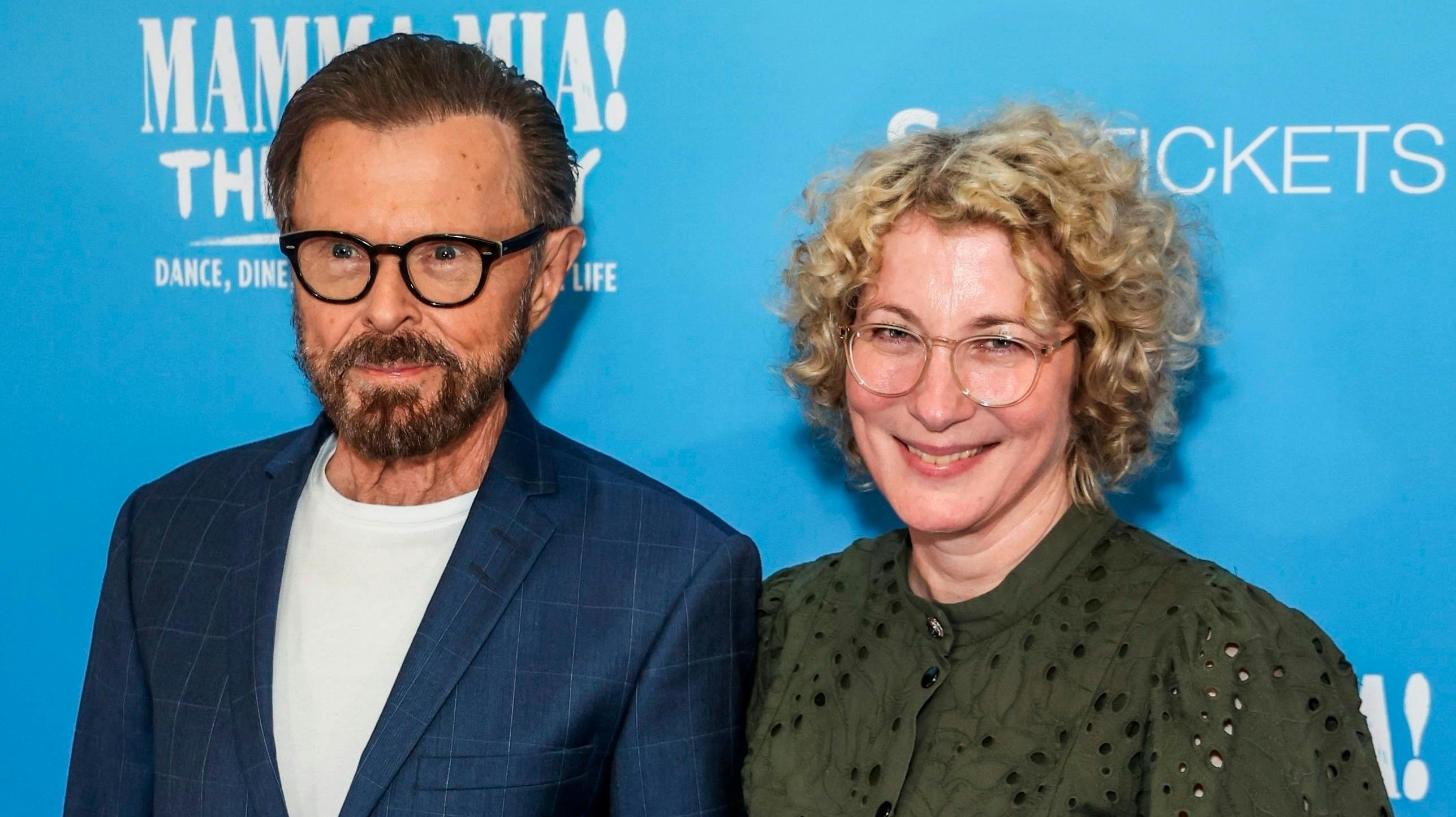 Björn Ulvaeus og Christina Sas. 