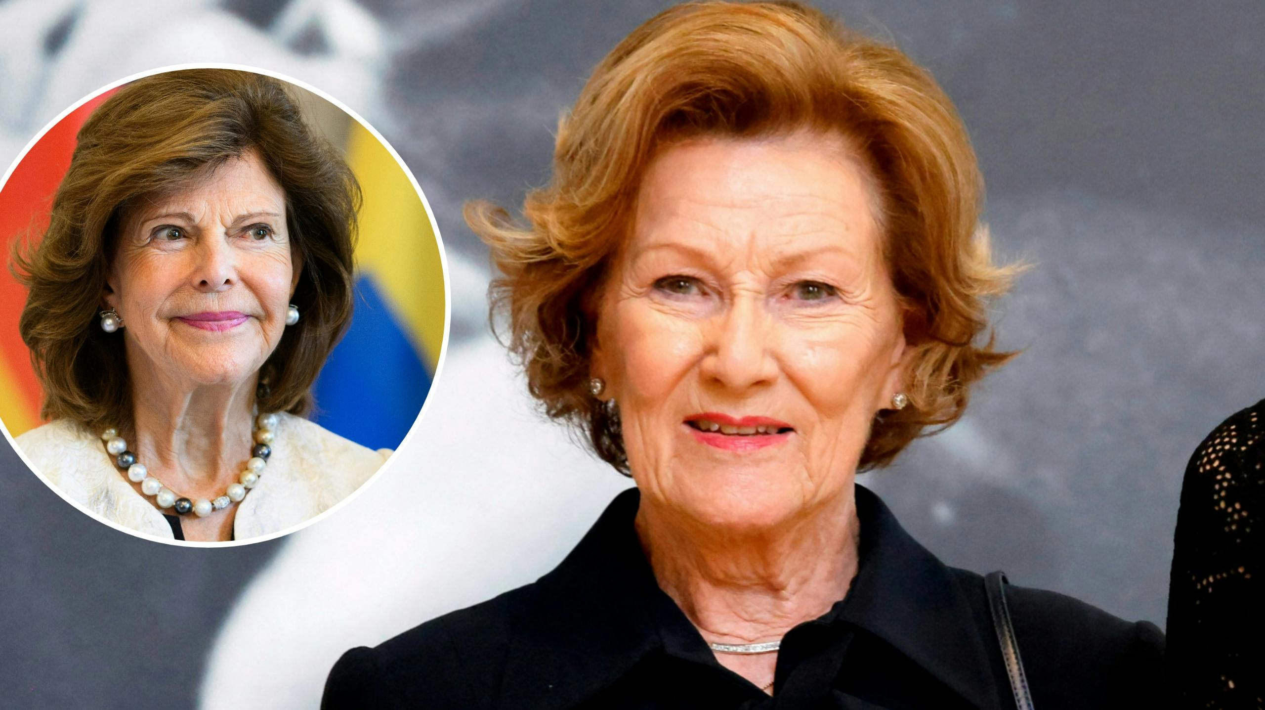 Dronning Sonja og dronning Silvia.