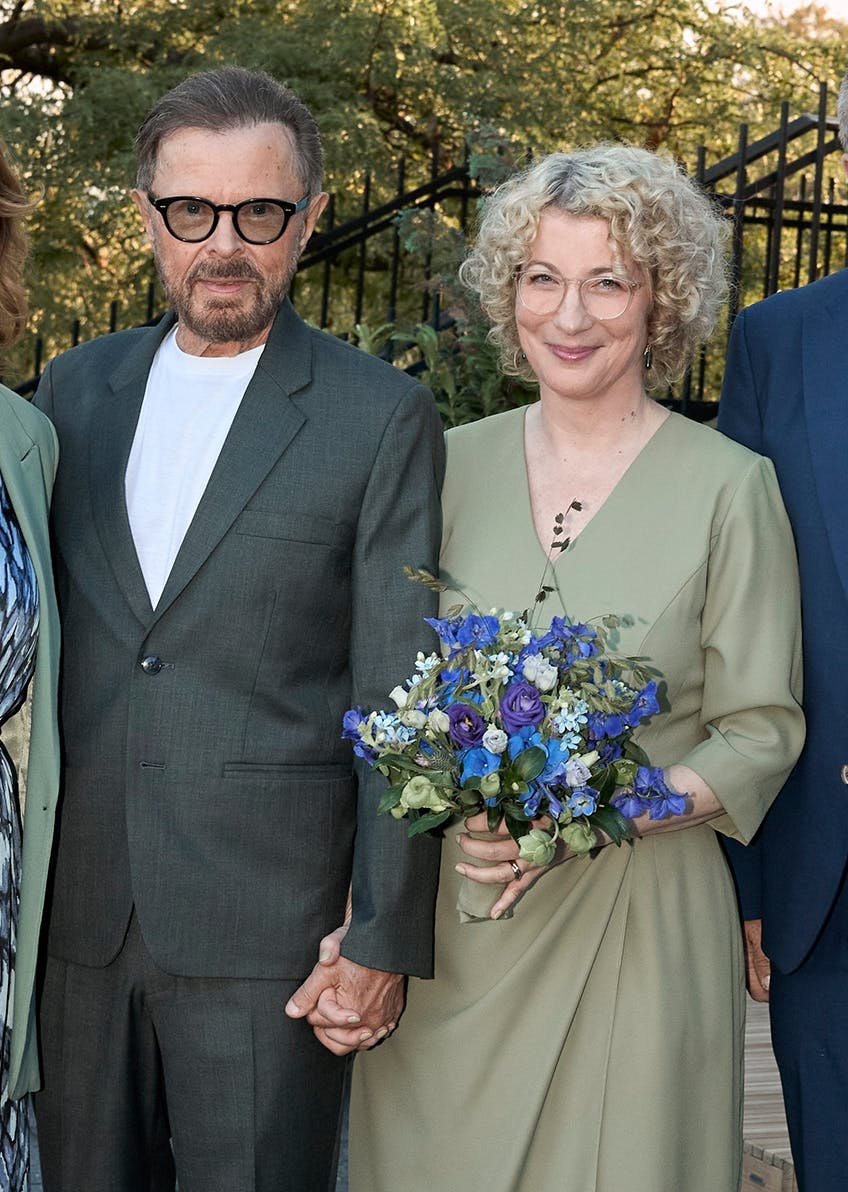 Björn Ulvaeus og Christina Sas.