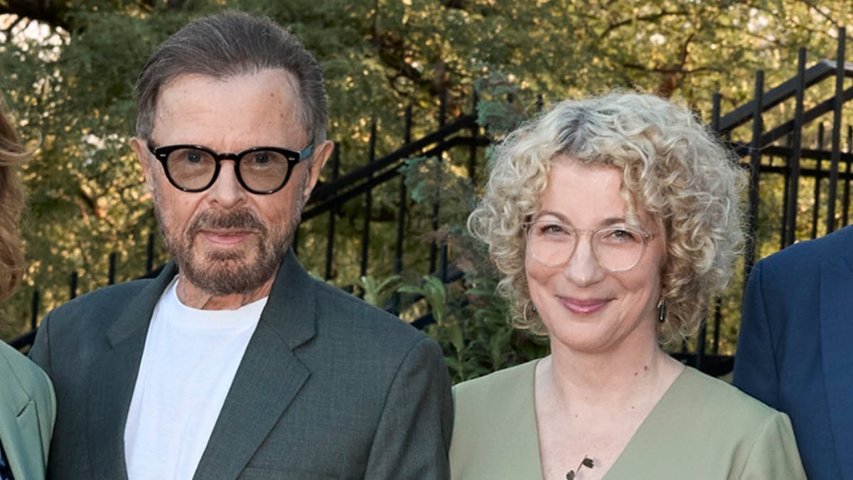 Björn Ulvaeus og Christina Sas.