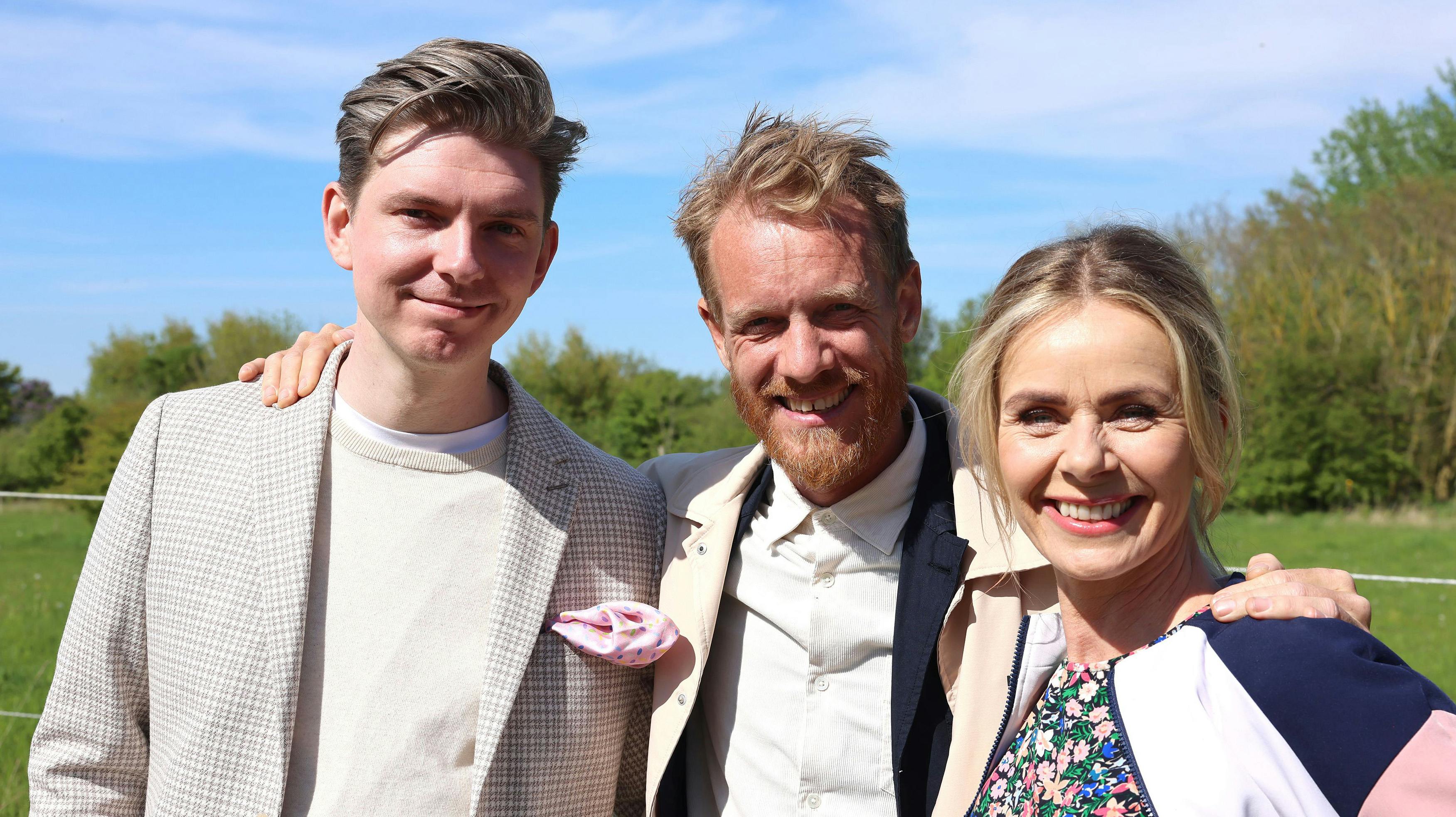 Jacob Holst Mouritzen, Tobias Hansen og Anne Glad Wagner. 