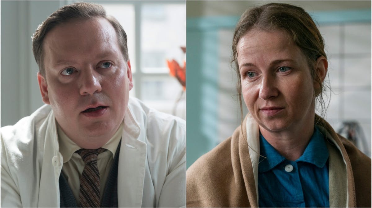 Finn og Else i "Sygeplejeskolen".