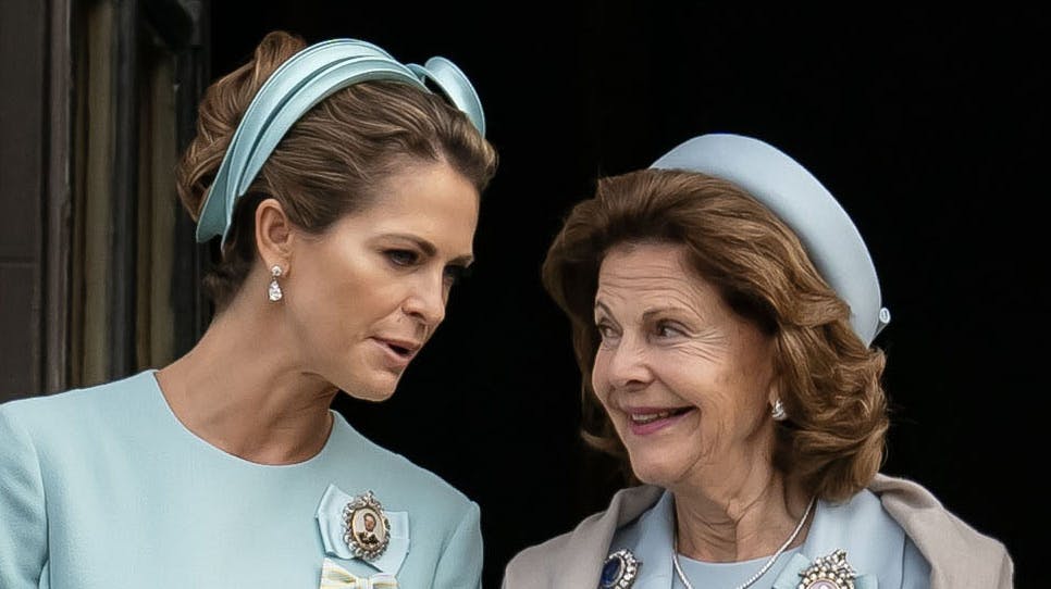 Prinsesse Madeleine og dronning Silvia. 