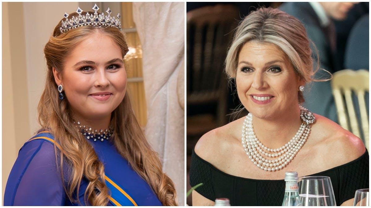 Prinsesse Amalia og dronning Maxima