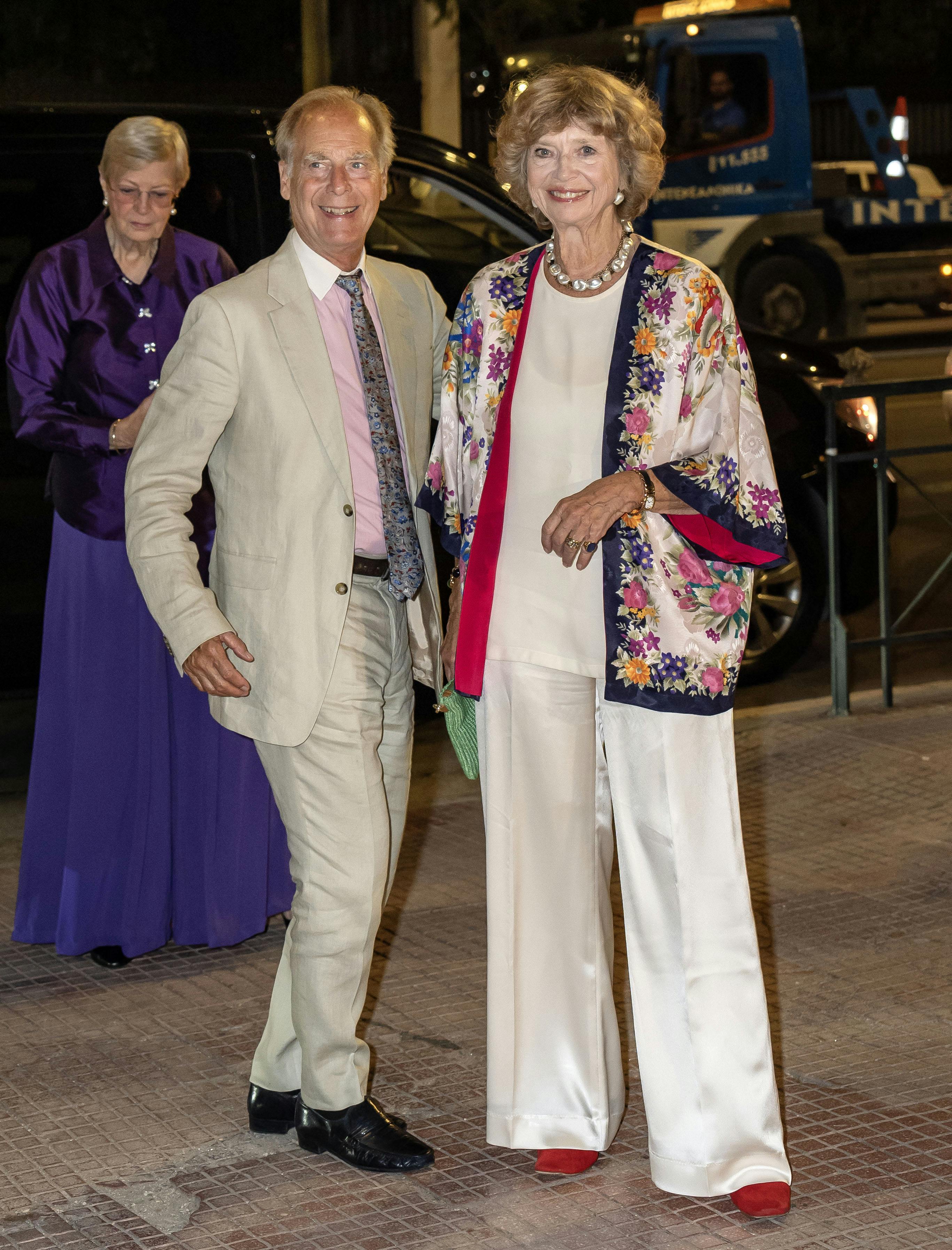 OPGAVE: Royalt bryllup_ Prinsesse Theodora og Matthew Kumar. Her er det festmiddag før bryllupsdagen.STED: Villa Ilissia, AthenJOURNALIST: Ulrik Ulriksen og Marianne SingerFOTOGRAF: © Hanne Juul/ Aller Foto & VideoDATO: 20240927