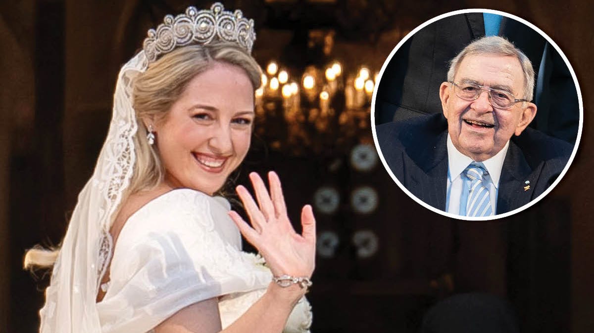 Prinsesse Theodora og kong Konstantin.