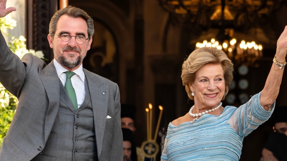 Prins Nikolaos og dronning Anne-Marie&nbsp;