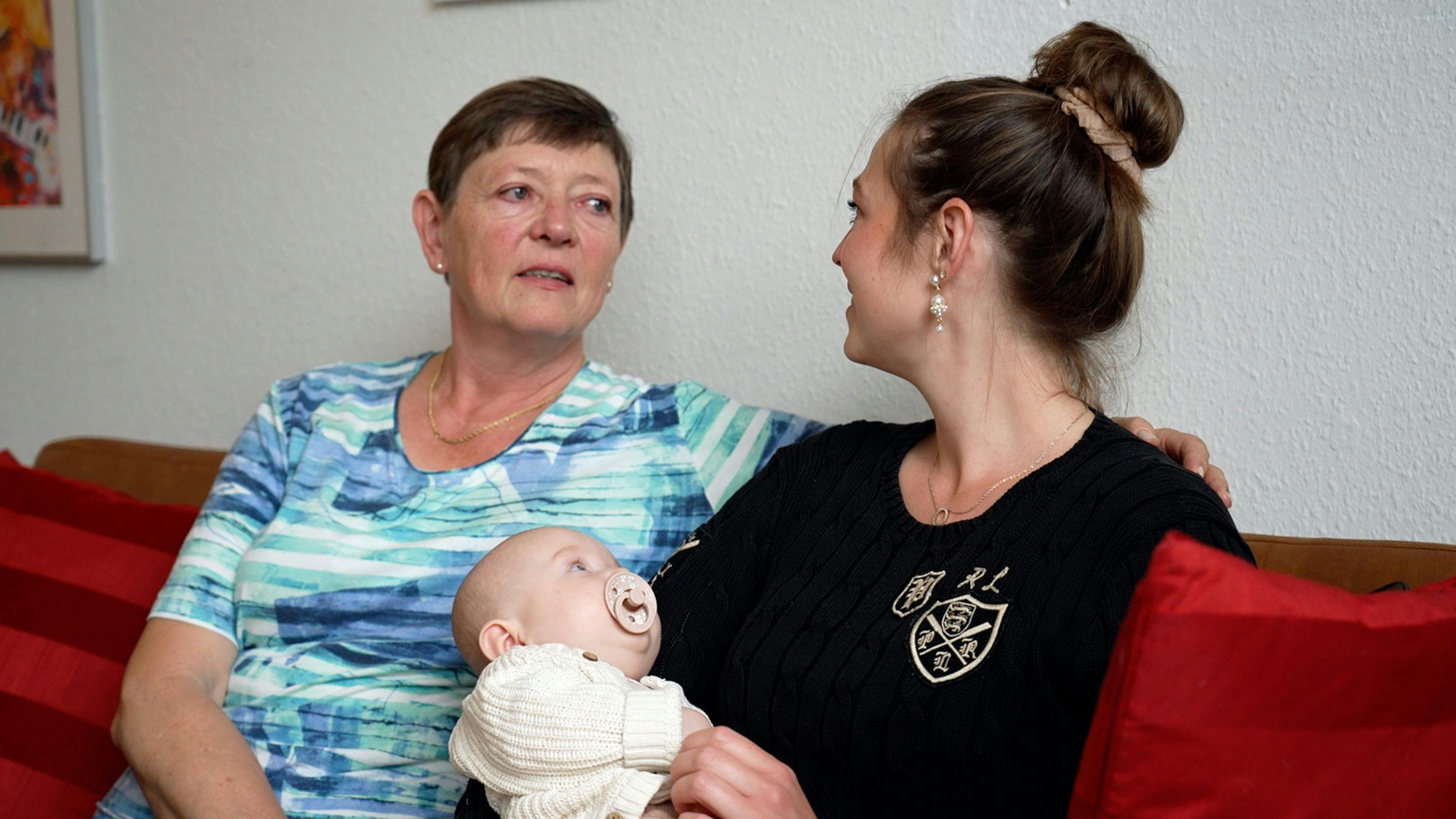 Lotte og datteren Rikke fra "Demenskoret".