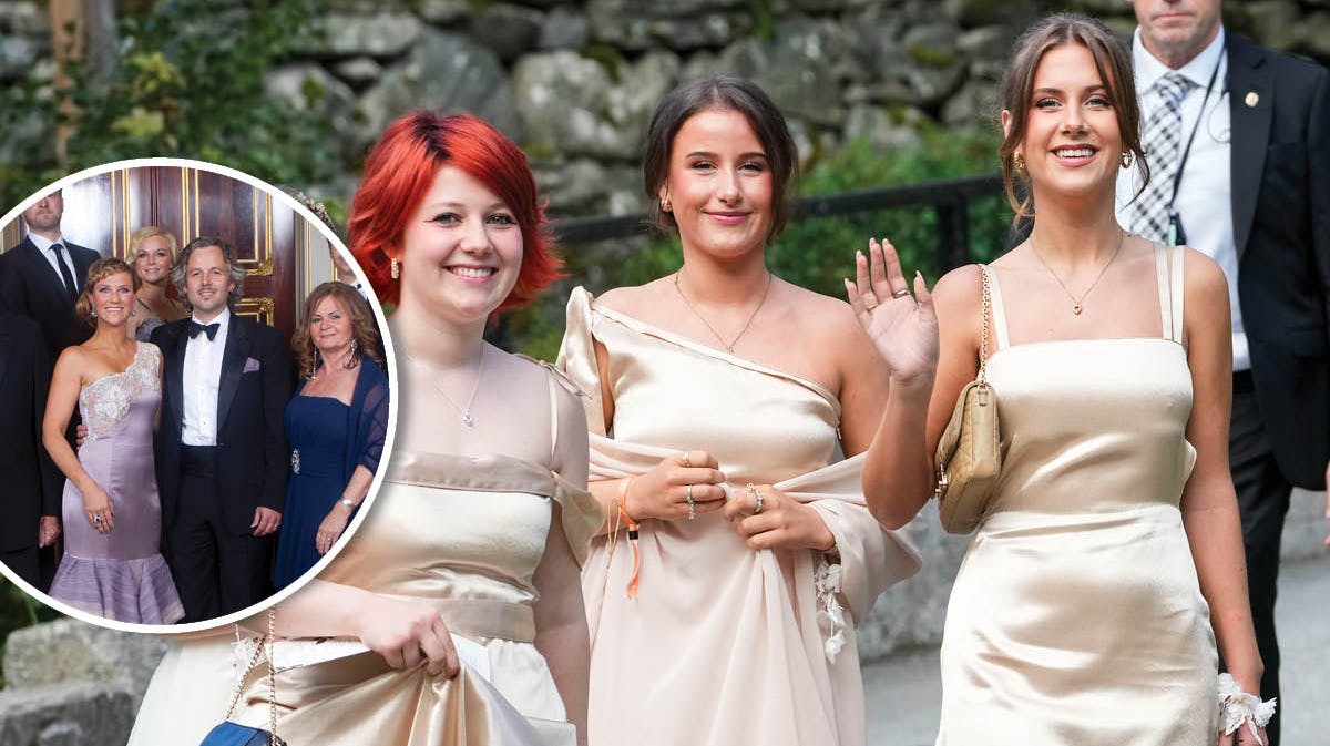 Maud Angelica (21), Leah Isadora (19) og Emma Tallulah (Indsat: Prinsesse Märtha Louise, Marianne Behn og Ari Behn)