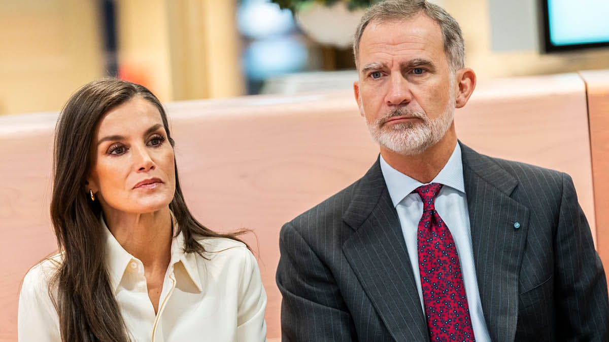 Dronning Letizia og kong Felipe. 