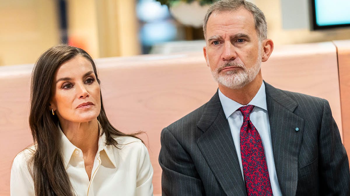Dronning Letizia og kong Felipe.