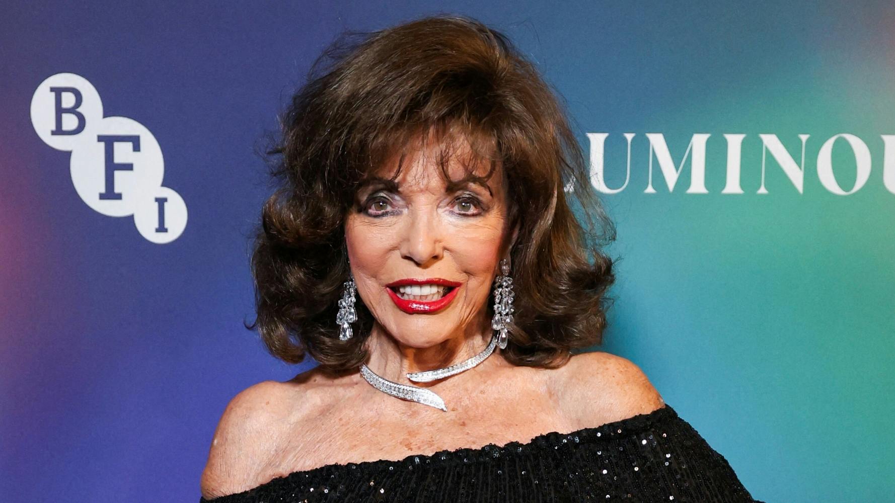 Joan Collins.&nbsp;