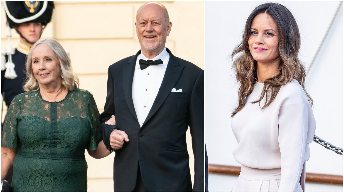 Marie og Erik Hellqvist samt prinsesse Sofia