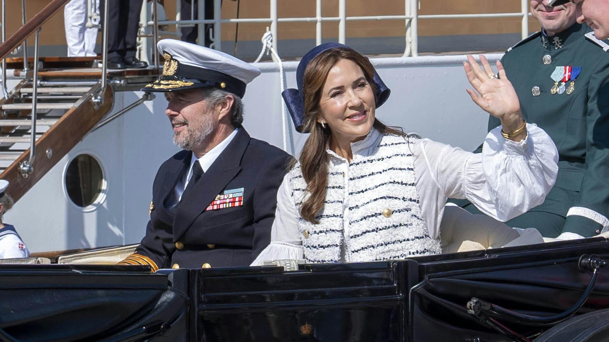 Kong Frederik og dronning Mary.