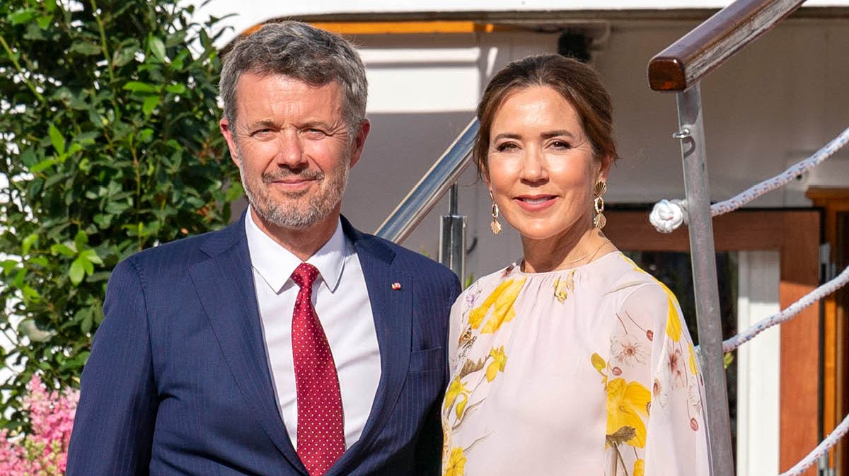 Kong Frederik og dronning Mary.