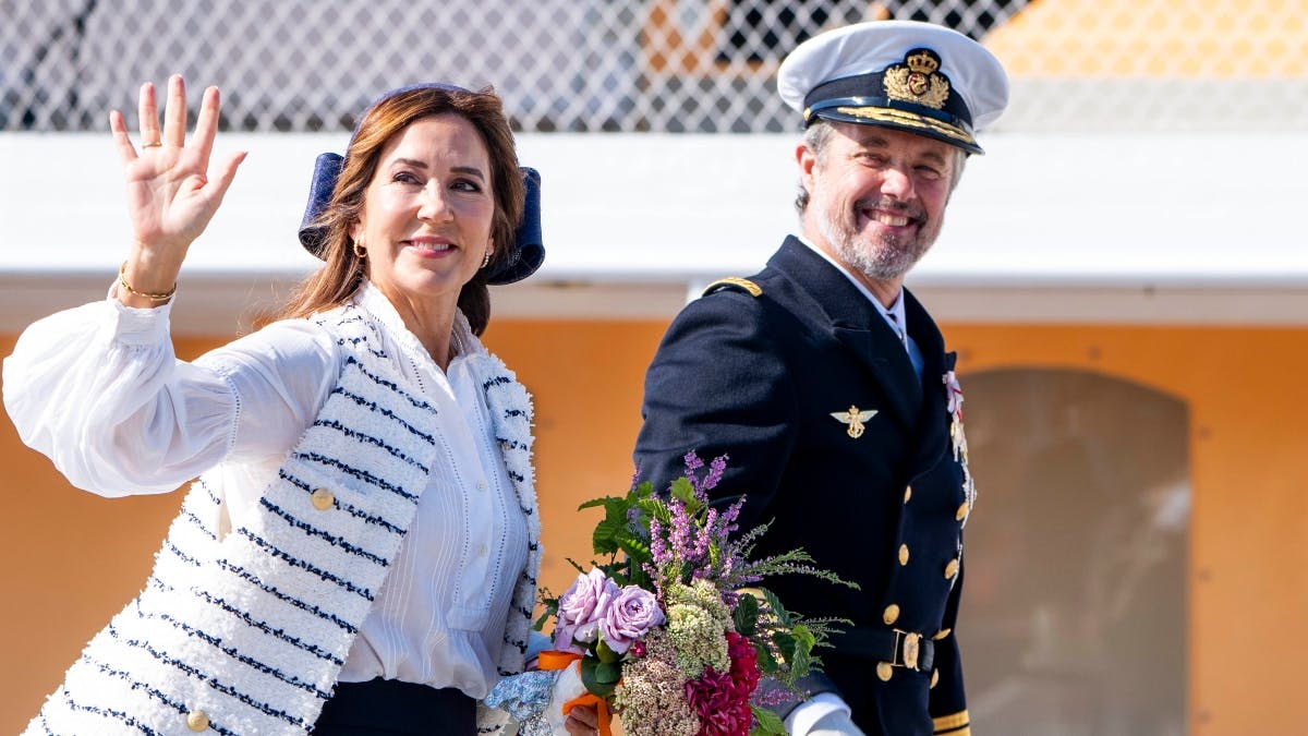 Dronning Mary og kong Frederik