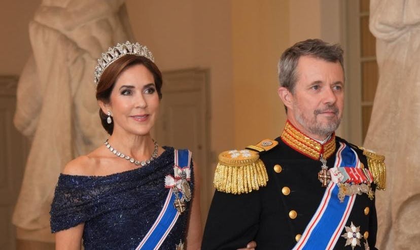 Dronning Mary og kong Frederik