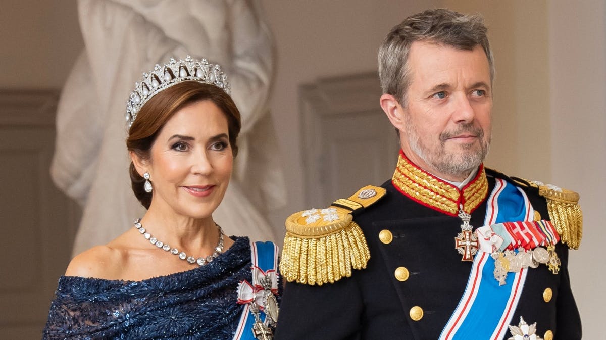 Dronning Mary og kong Frederik