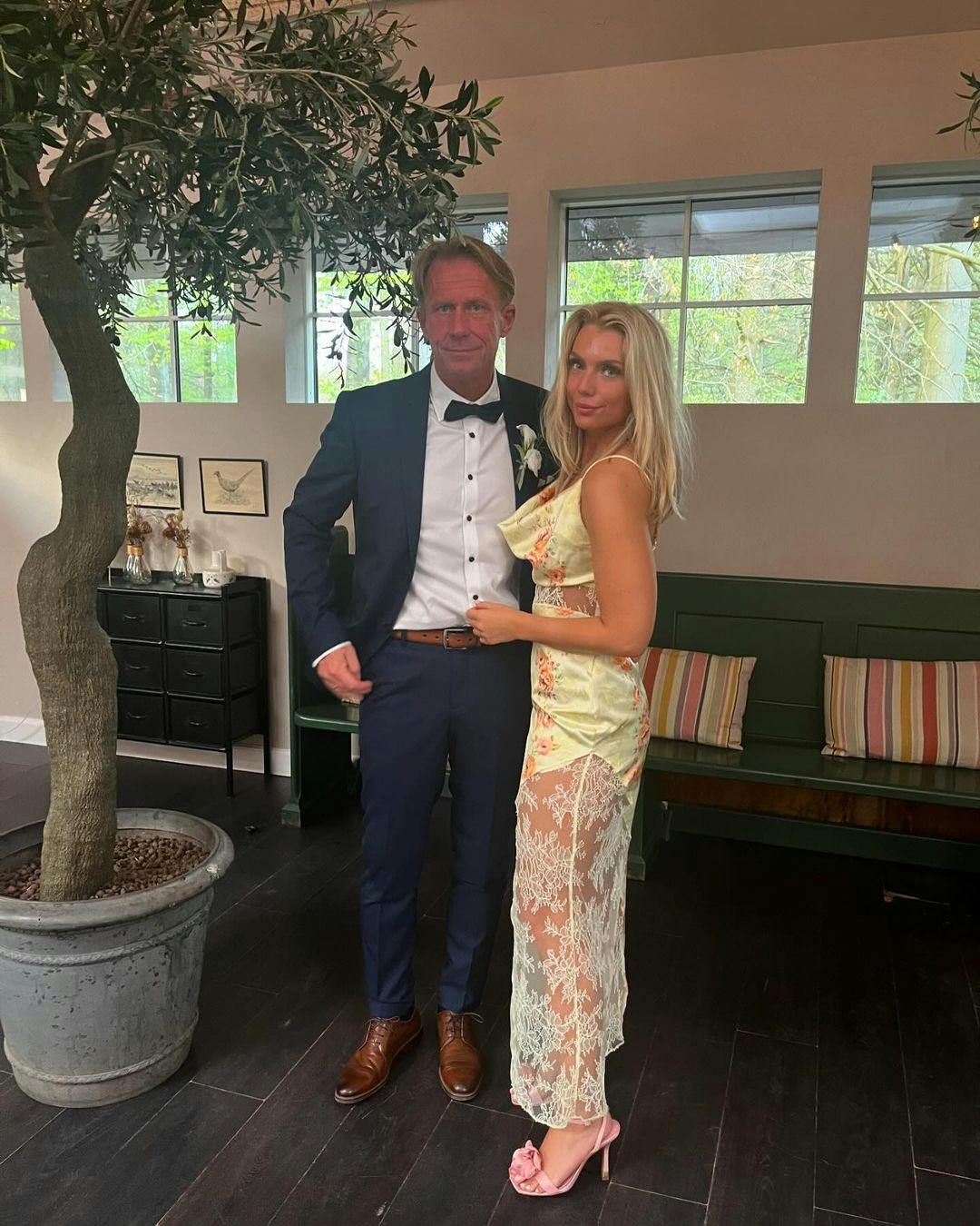 Frank med sin datter, Cecilie.