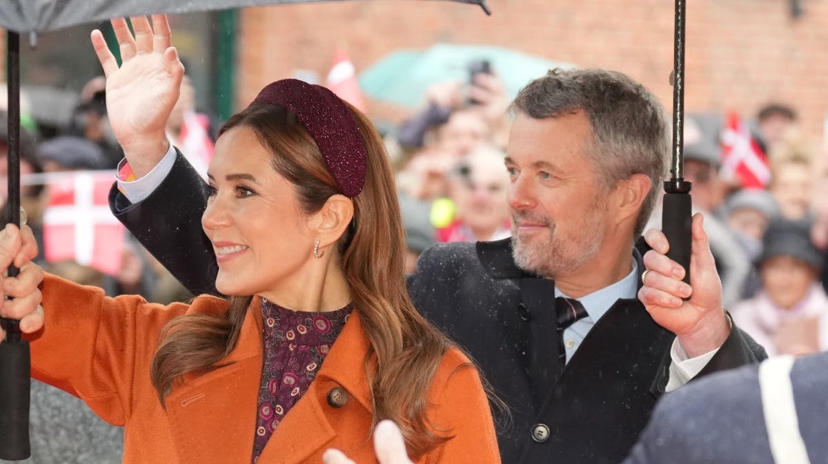 Dronning Mary og kong Frederik
