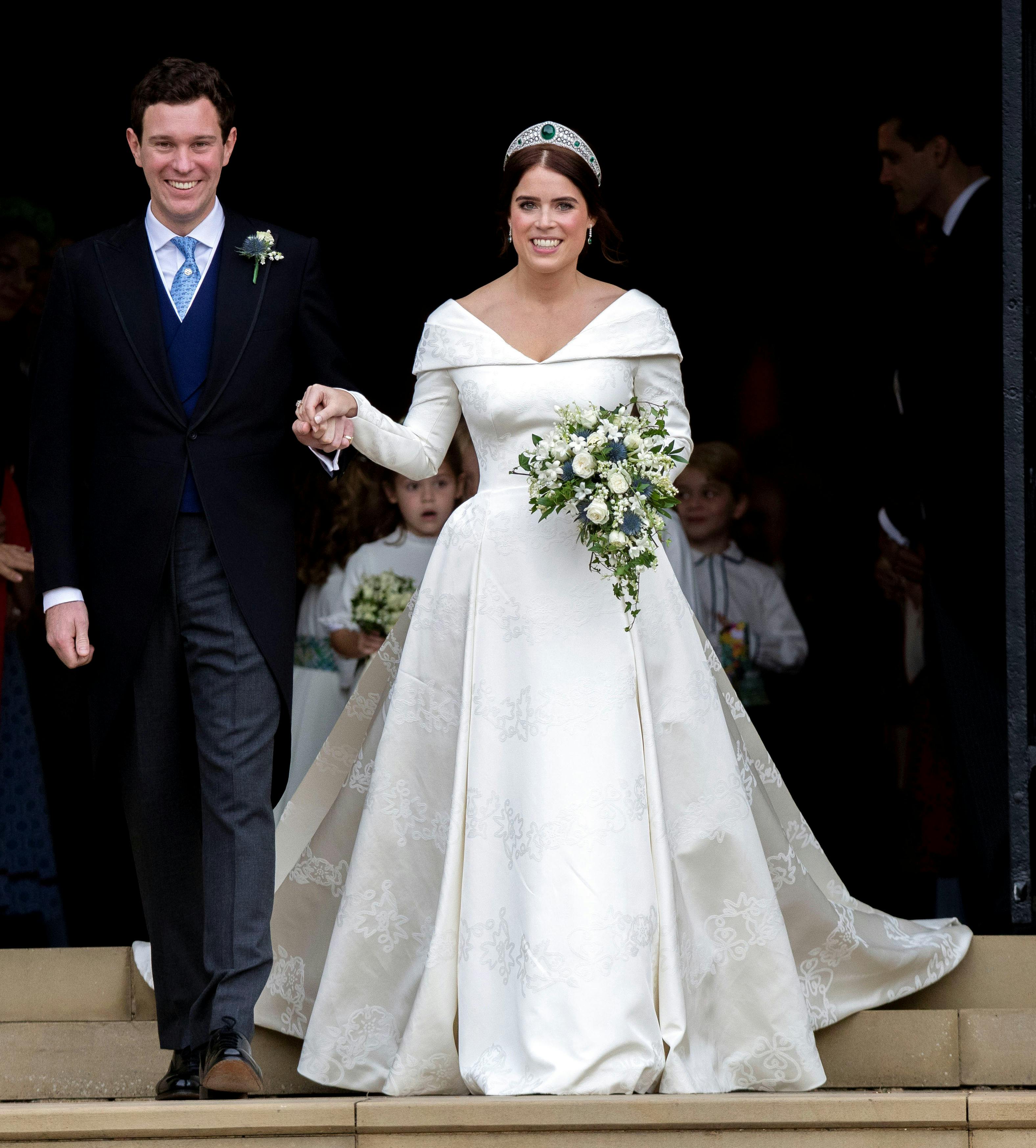 Princess Eugenie og Jack Brooksbank blev gift i St George's Chapel i Windsor Castle.