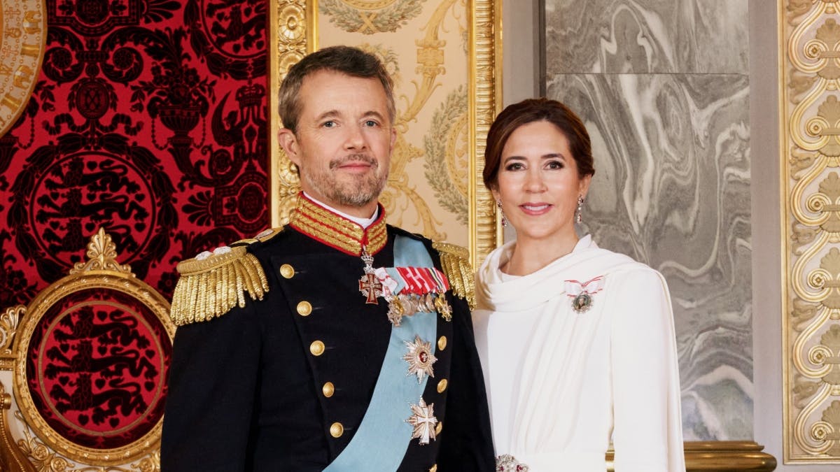 Kong Frederik og dronning Mary.