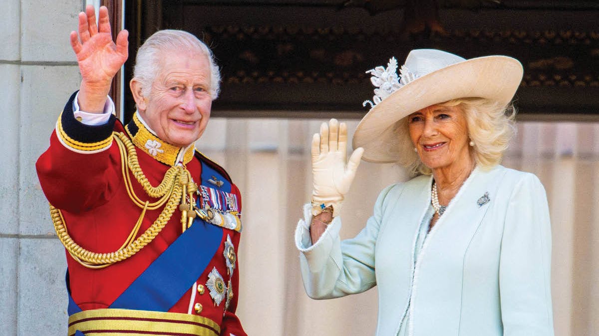 Kong Charles og dronning Camilla.