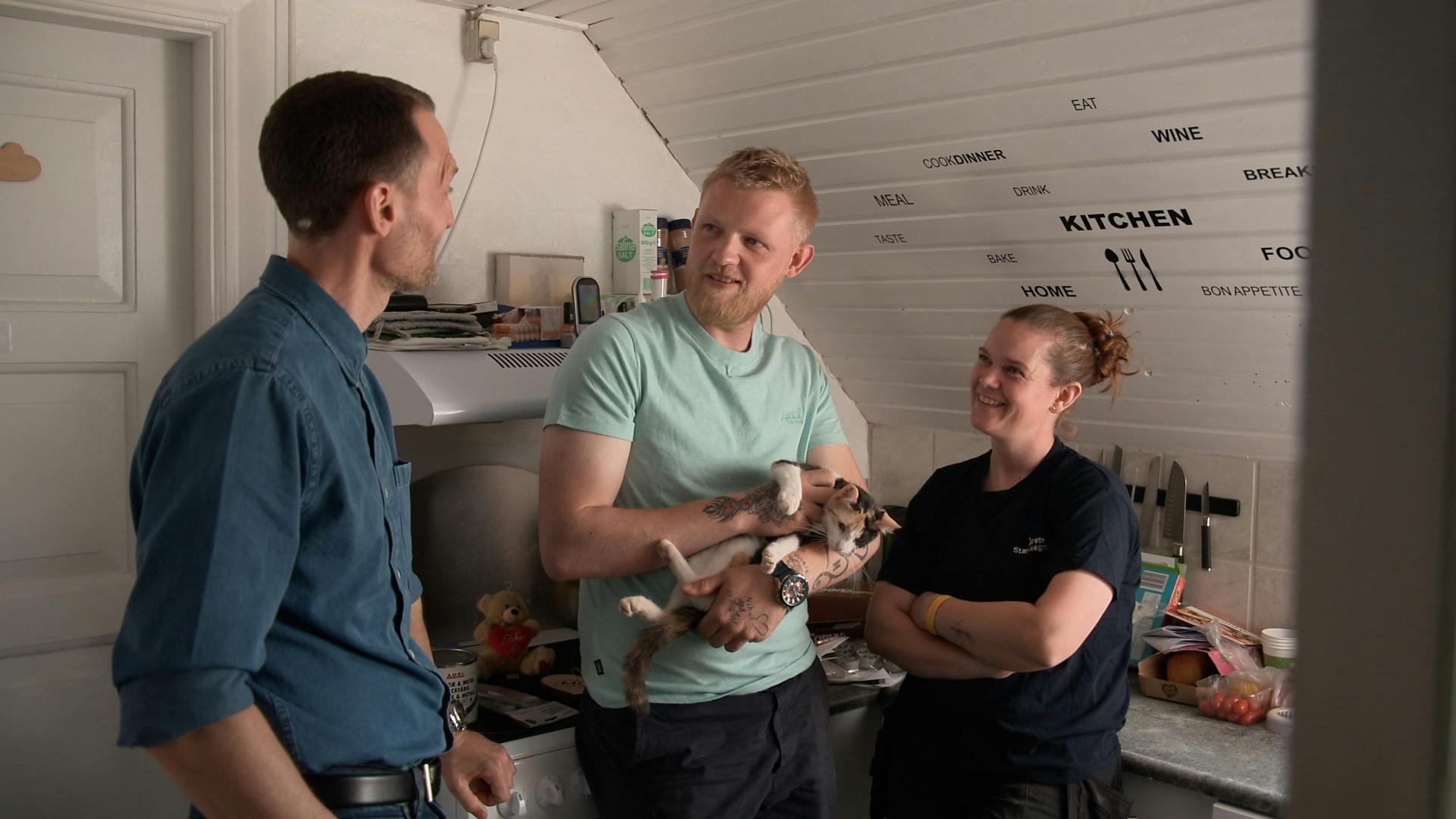 Kenneth Hansen besøger Niels og Malene i Fredericia.