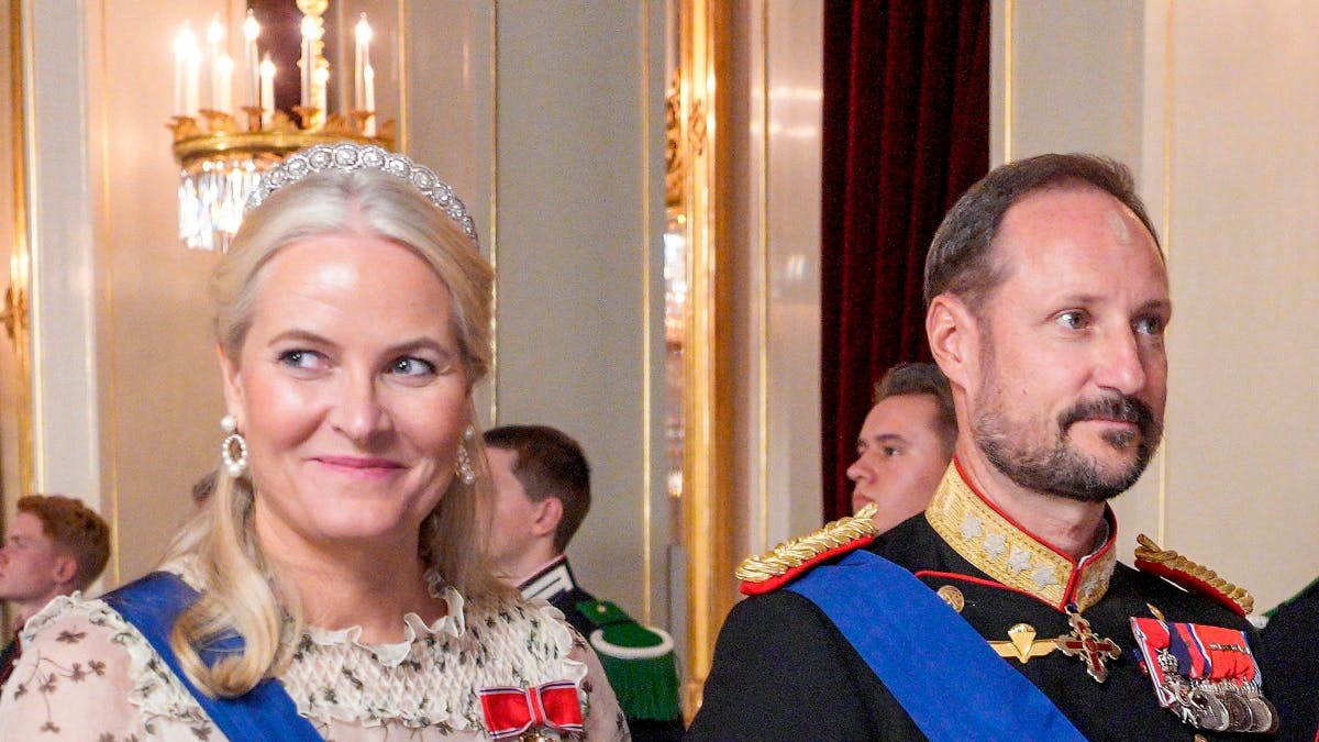 Kronprinsesse Mette-Marit og kronprins Haakon.