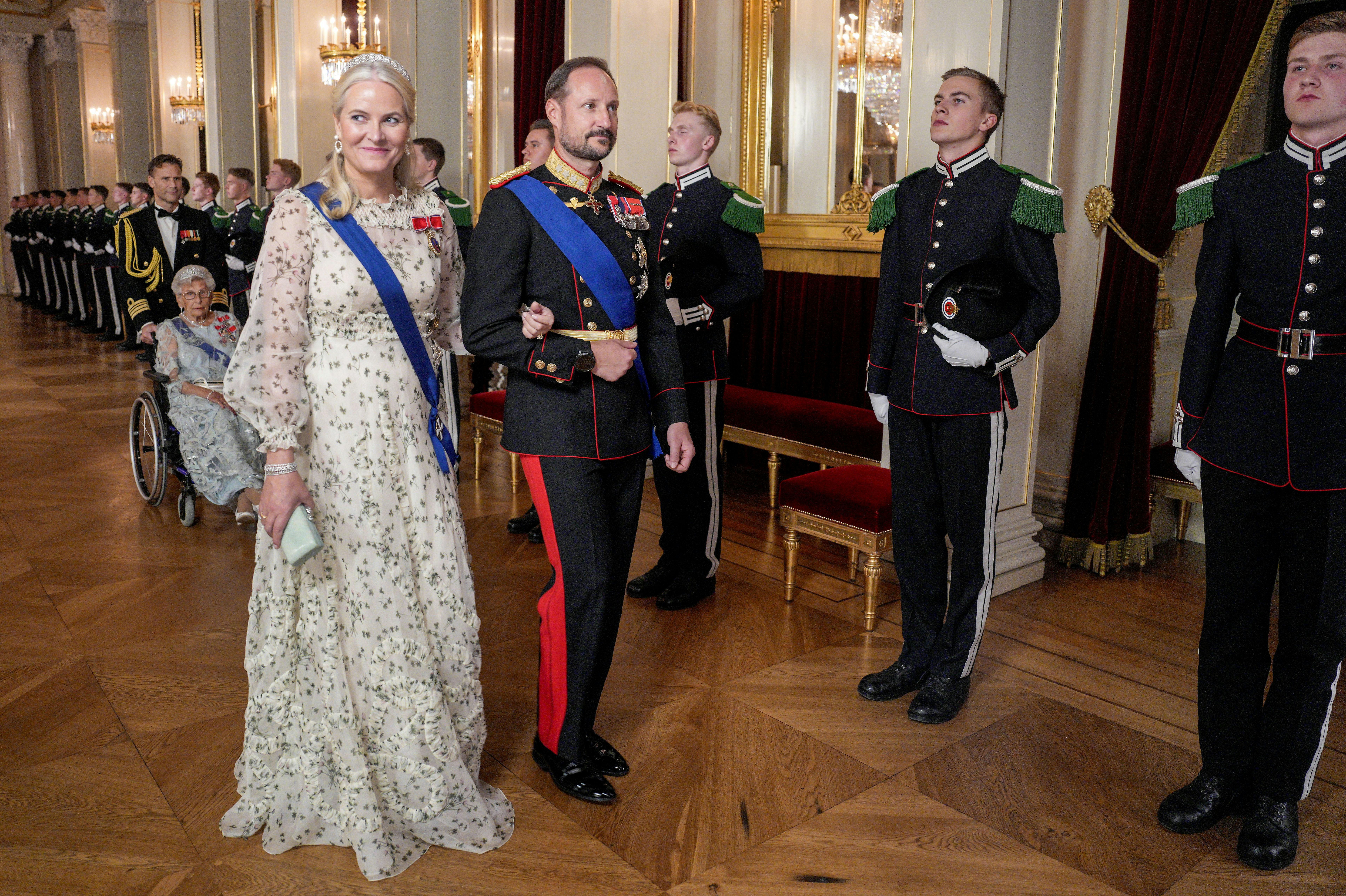 Kronprinsesse Mette-Marit og kronprins Haakon.