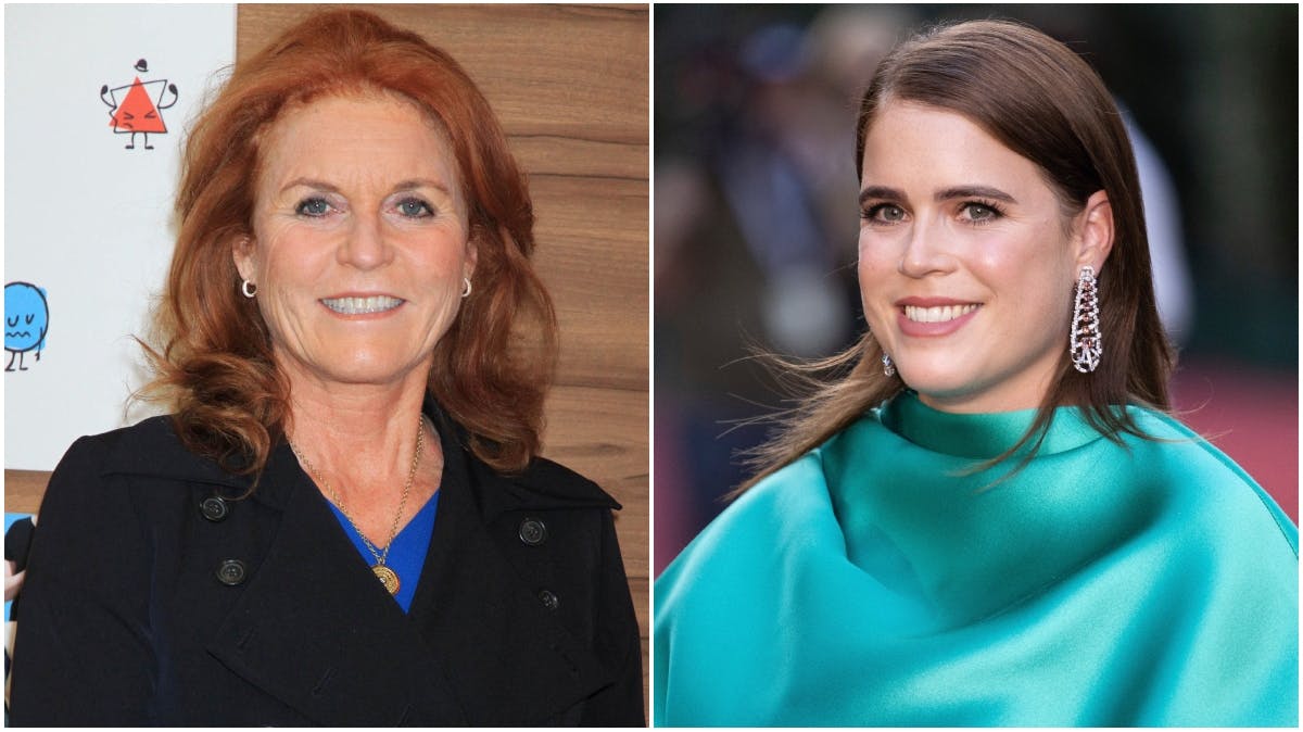 Hertuginde Sarah Ferguson og prinsesse Eugenie