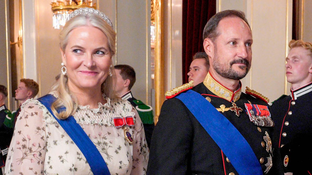 Kronprinsesse Mette-Marit og kronprins Haakon.
