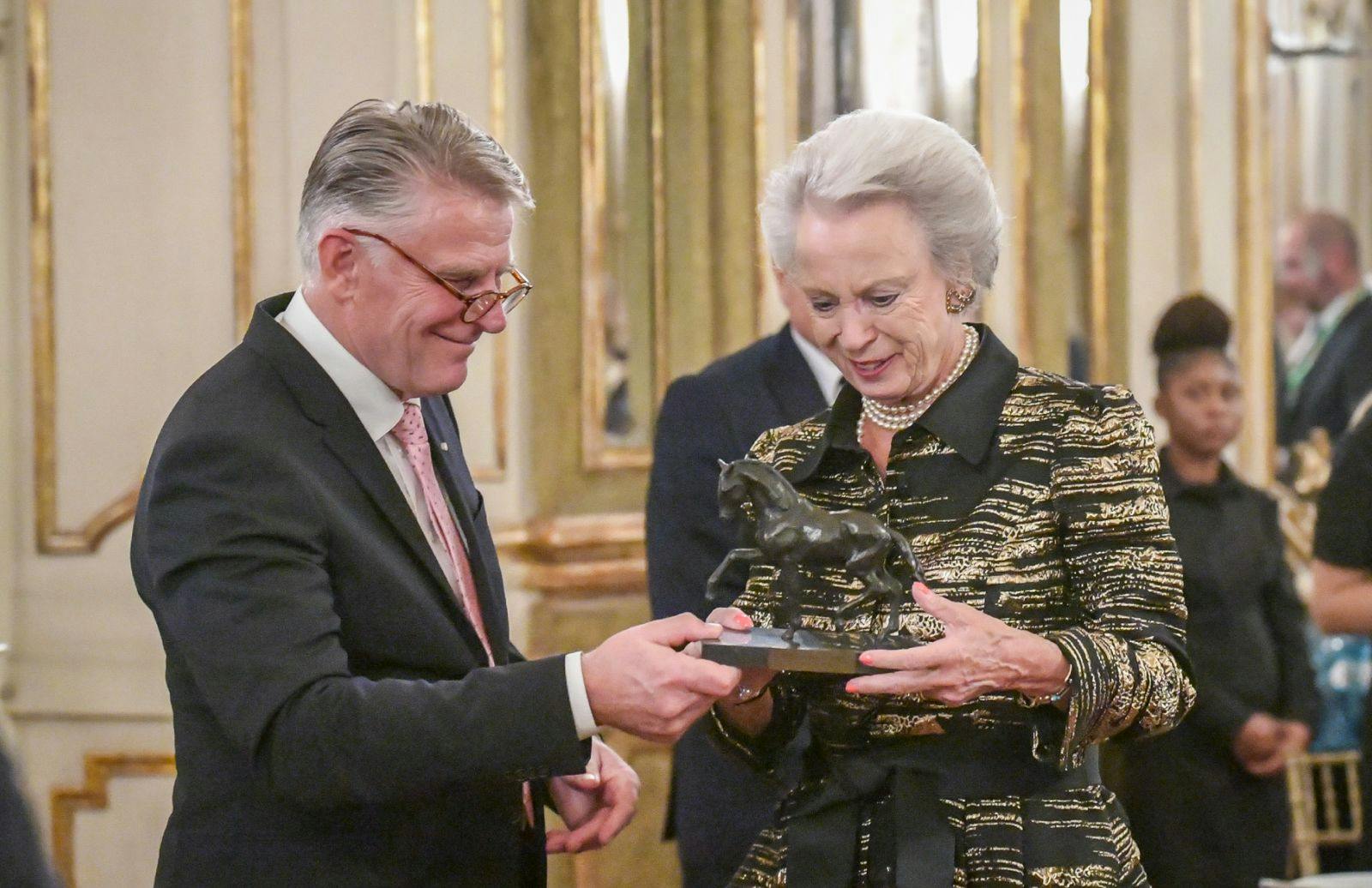 Prinsesse Benedikte og Jan Pedersen.