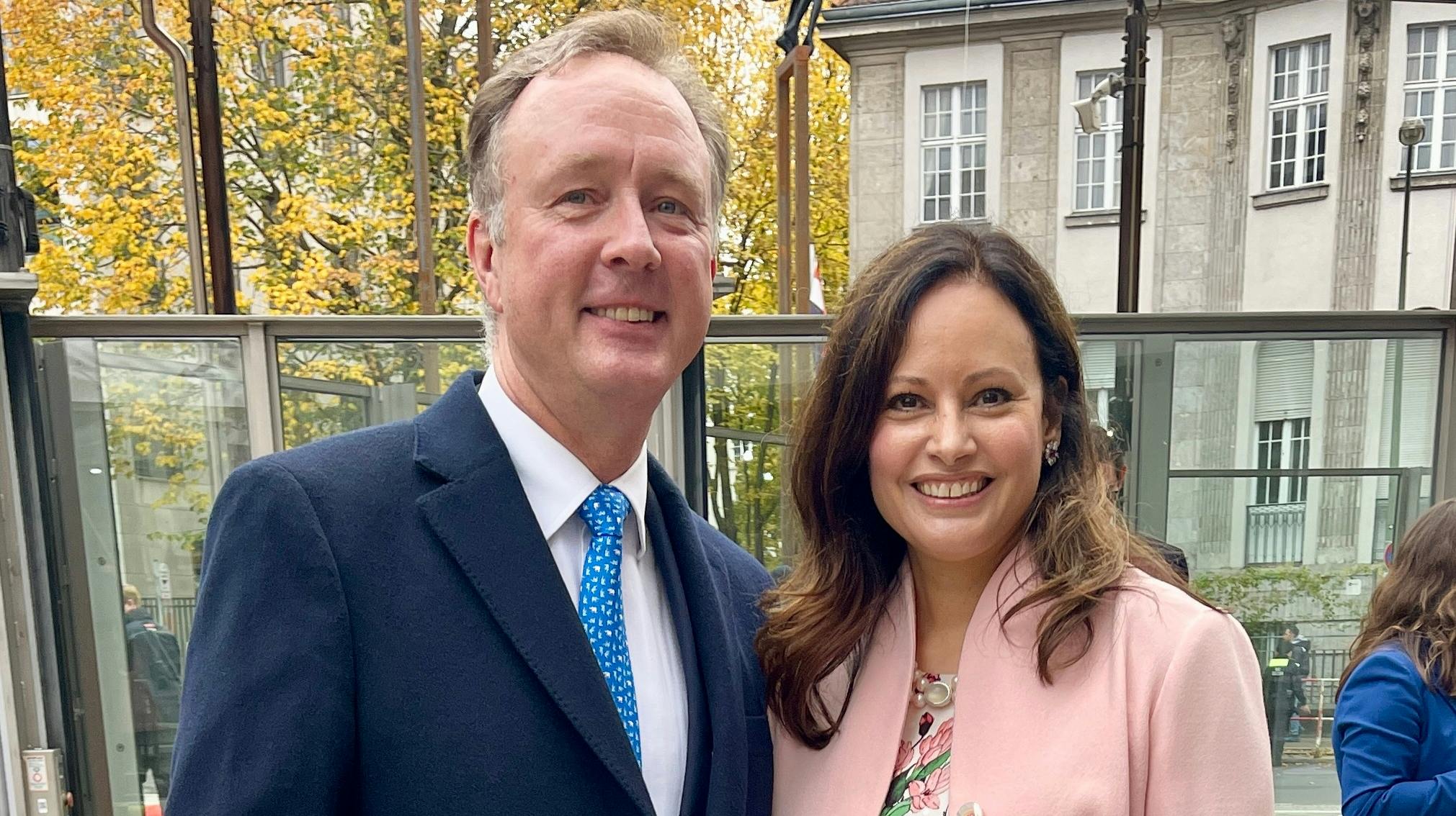 Prins Gustav og prinsesse Carina.