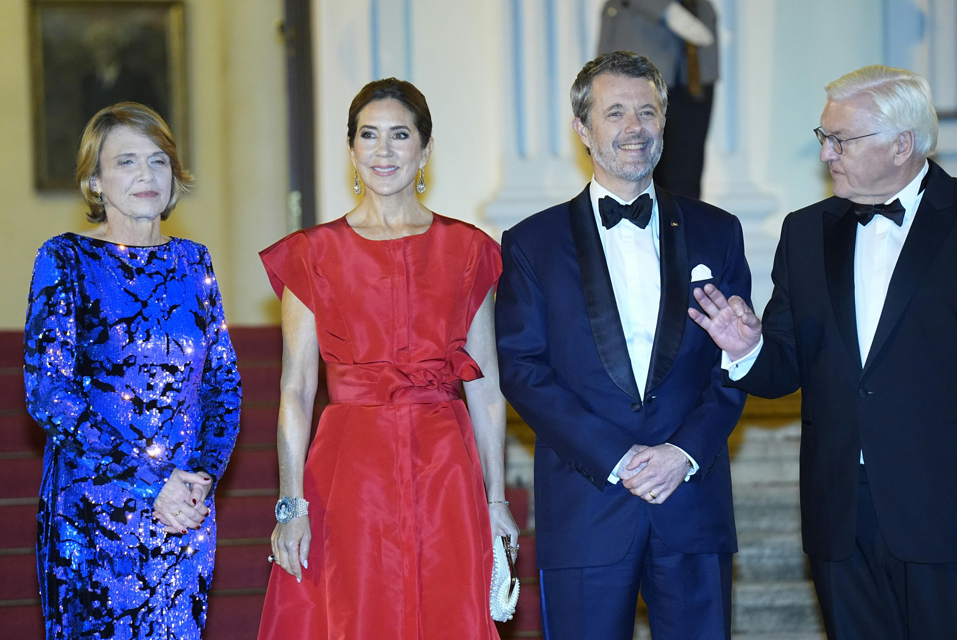 Kong Frederik og dronning Mary til gallamiddag i Berlin.&nbsp;