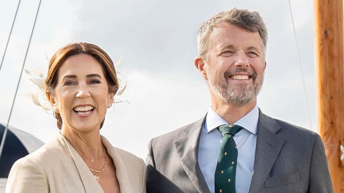 Dronning Mary og kong Frederik.