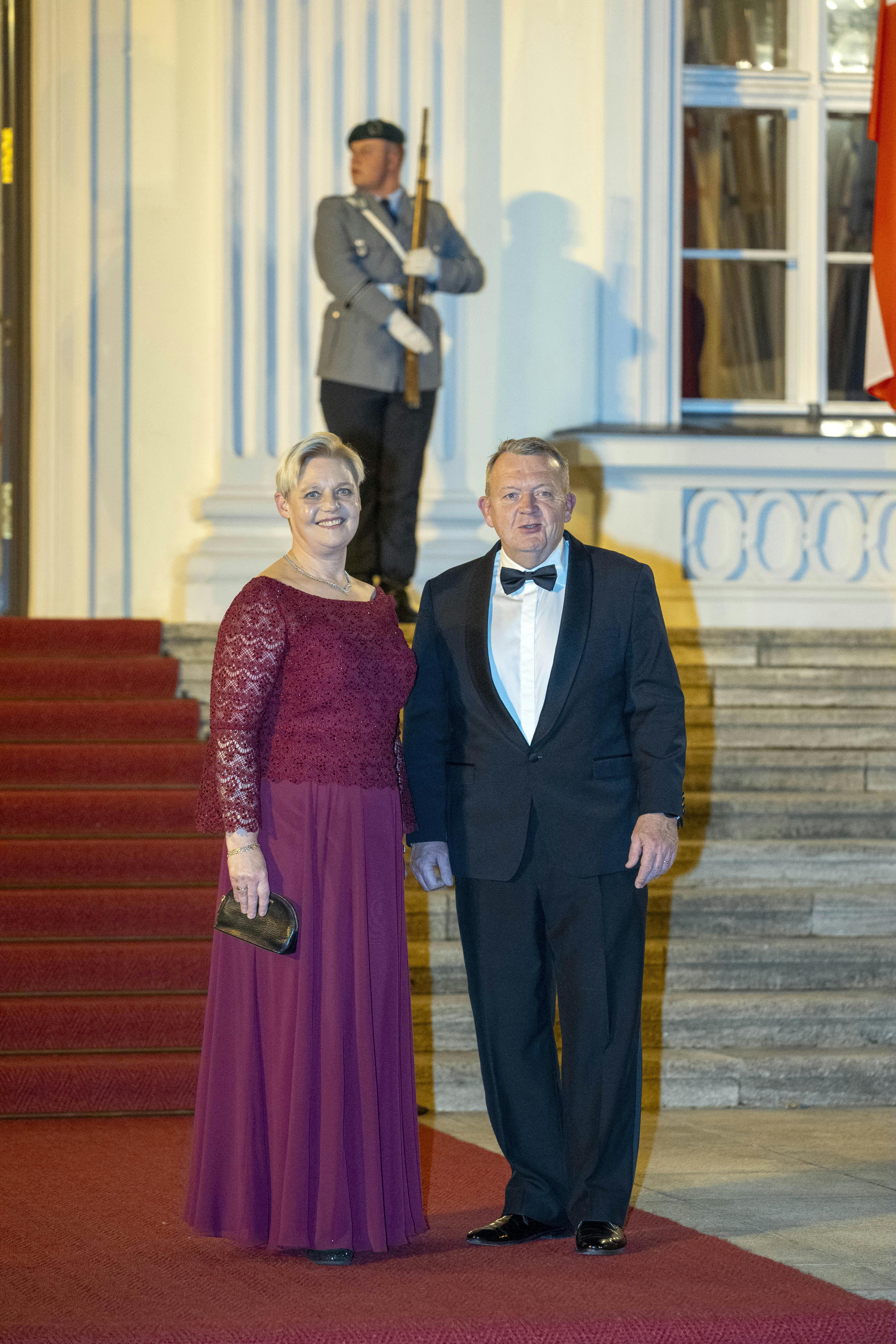 Lars Løkke Rasmussen og Annette Lind til middag på Schloss Bellevue.