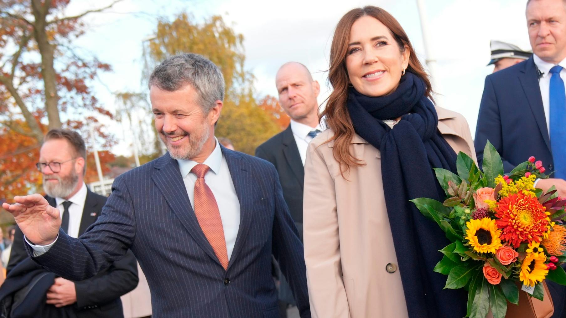 Kong Frederik og dronning Mary. 