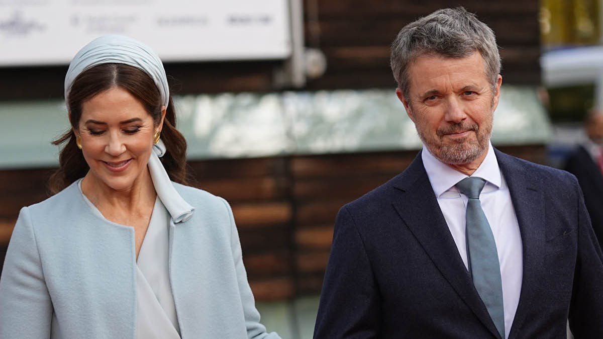 Dronning Mary og kong Frederik.