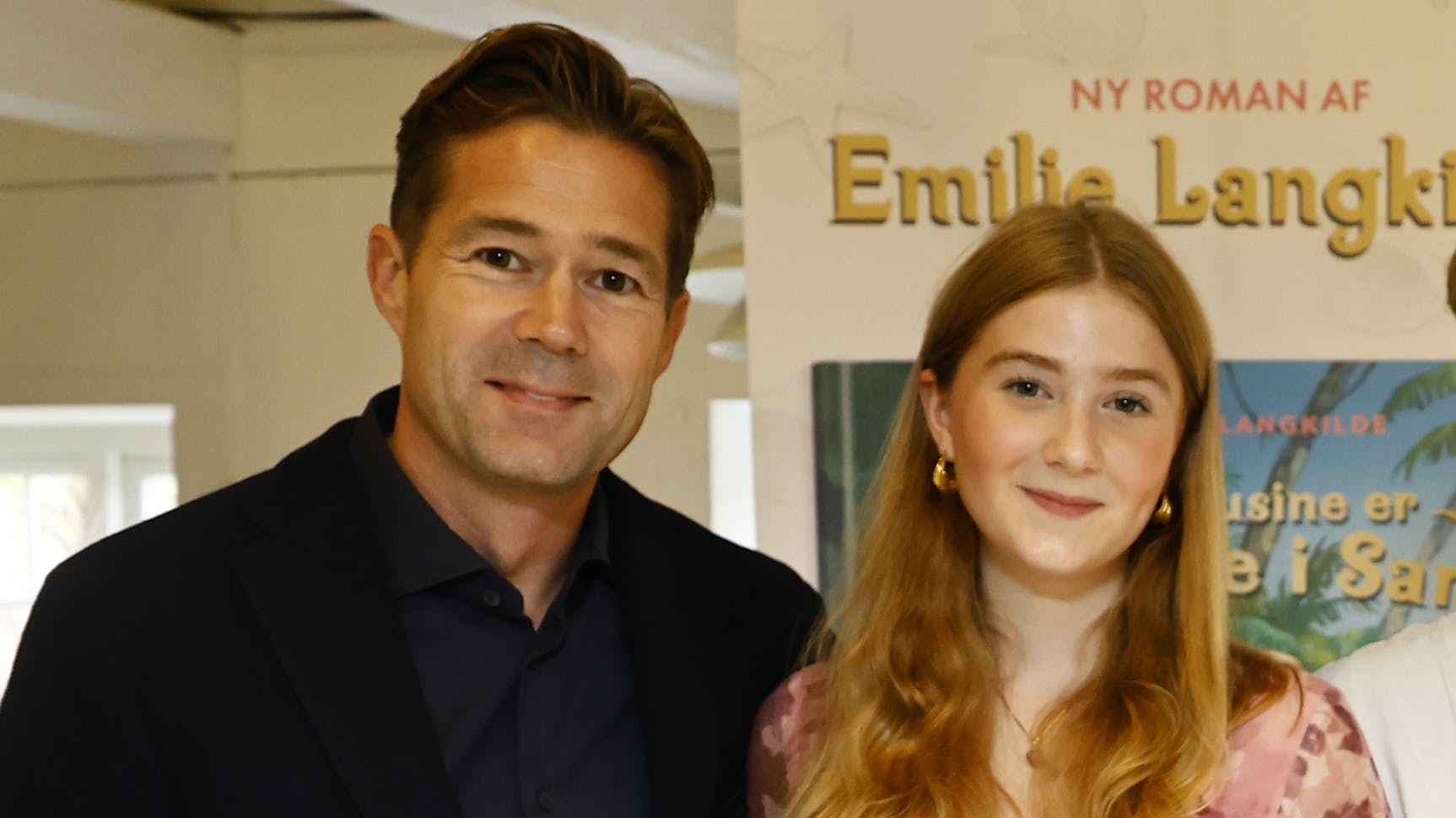 Johannes Langkilde og datteren Emilie.