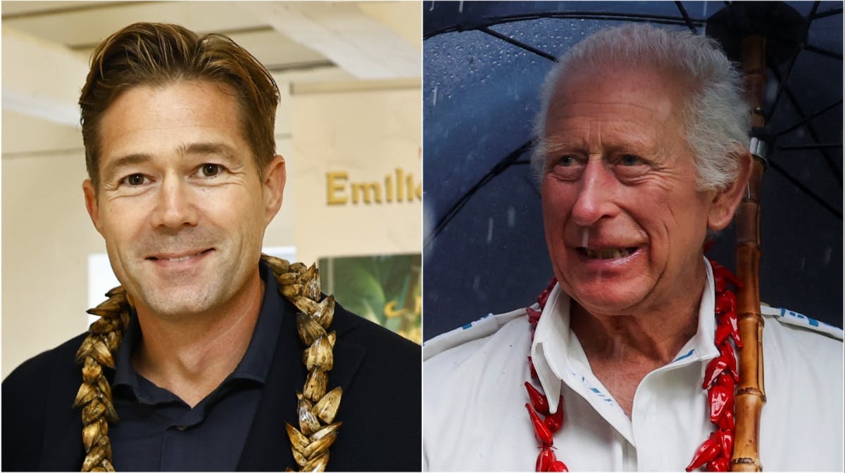 Johannes Langkilde og kong Charles 