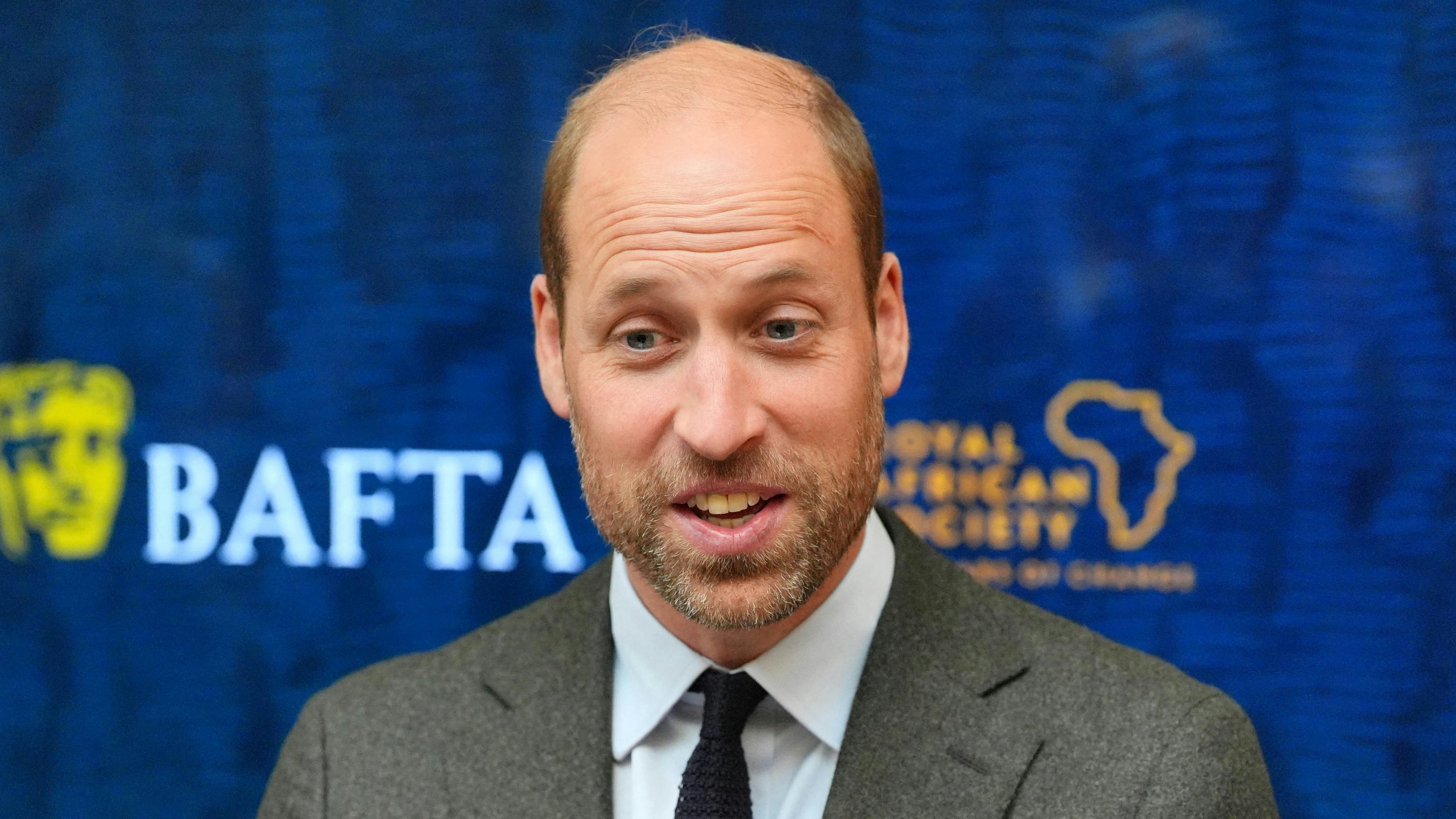 Prins William kunne ikke lade være Tog straks affære, da hans navn