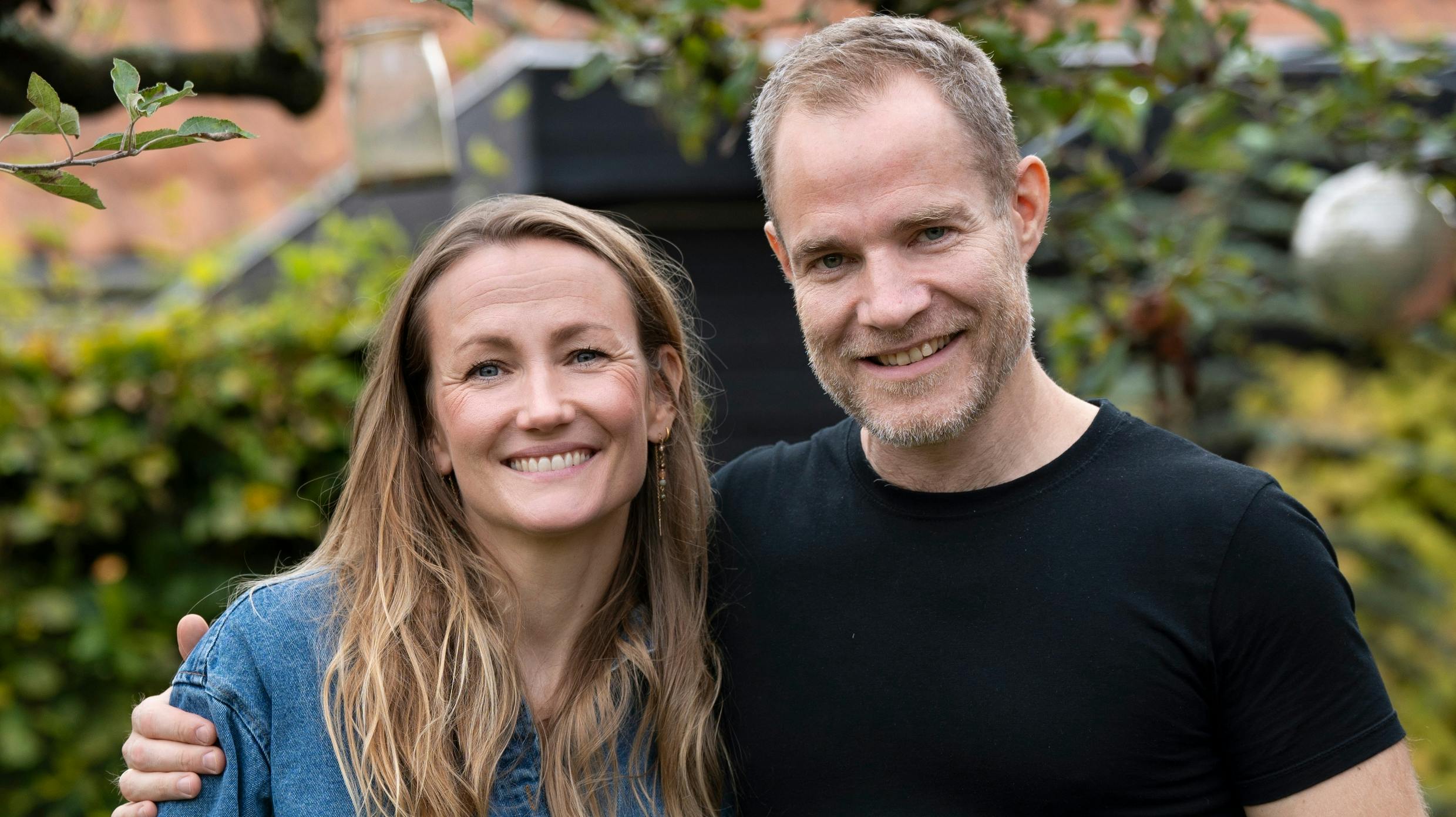 Sara Lygum og ægtemanden Jonas.